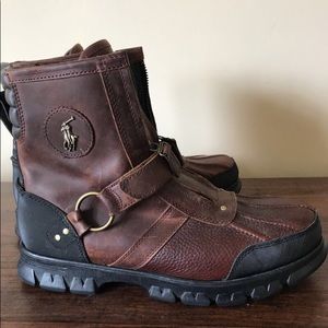 Brown leather Ralph Lauren Boots